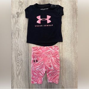 Under Armour Baby girl  3-6 Months Outfit
